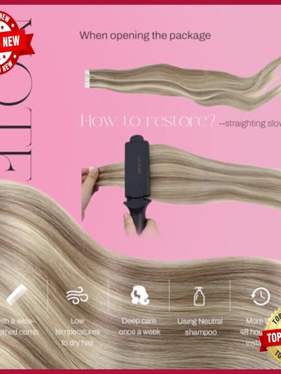 20 Inch Tape In Hair Extensions Human Hair Remy Quality 20pcs 50g main image 5